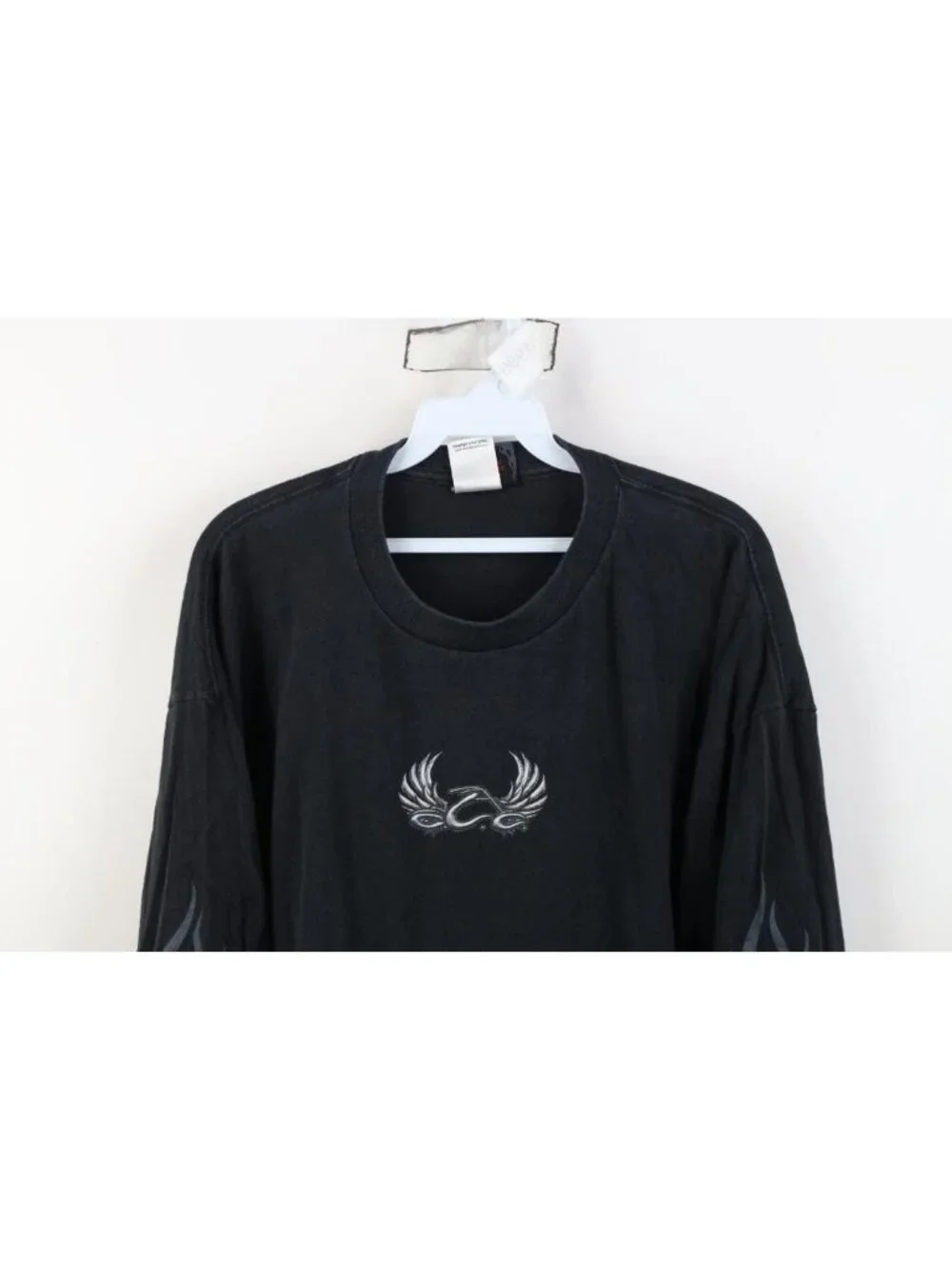 Vtg Orange County Choppers New York Mens 2XL Tribal Flames Long Sleeve T-Shirt